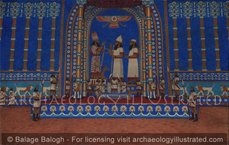 Babylon, Nebuchadnezzar’s Throne Room, 6th century BC - Archaeology Illustrated