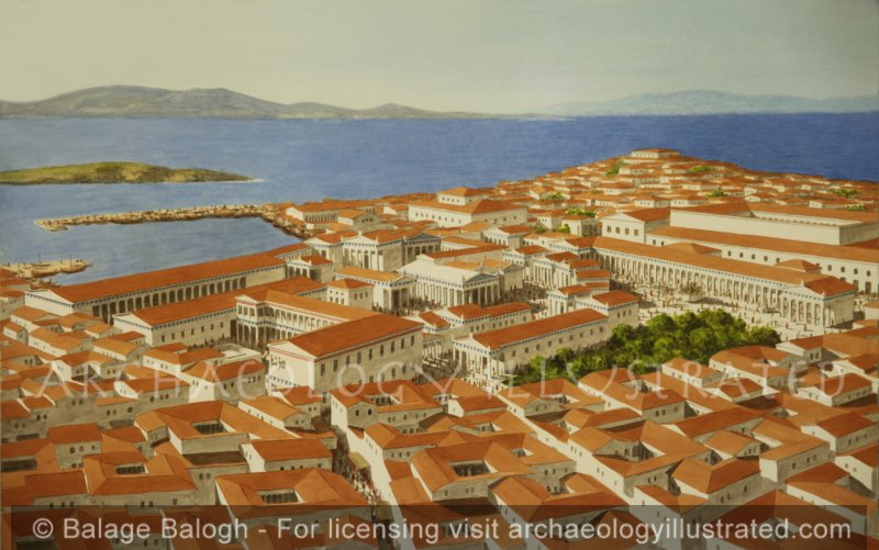 Delos, Island of Merchants, The Civic and Religious Center - Archaeology Illustrated