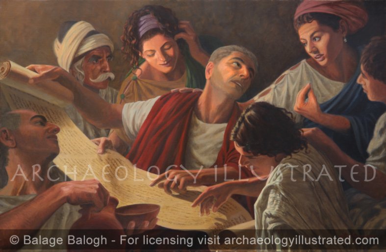 Early Christians Discussing Scripture - Archaeology Illustrated