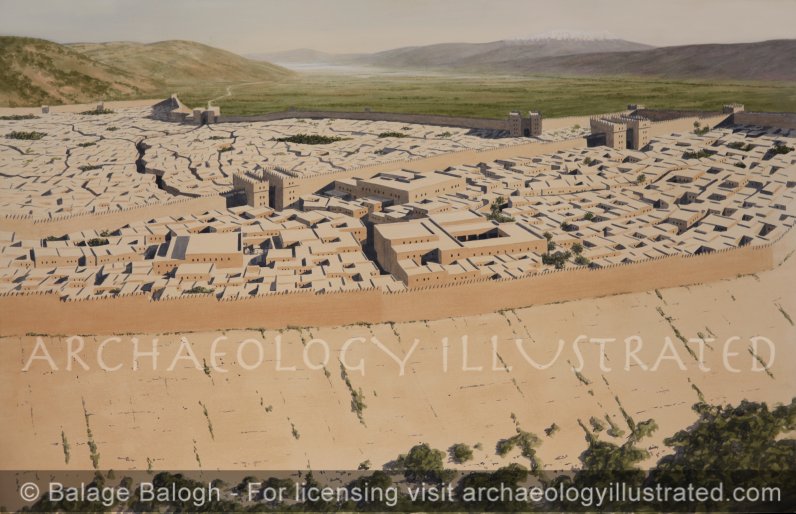 Hazor, The Canaanite City, Northern Israel, Around 1200 BC - Archaeology Illustrated