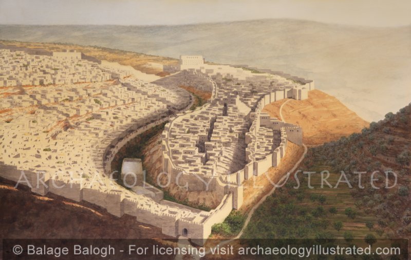 Jerusalem during the Reign of King Hezekiah, 8th century BC - Archaeology Illustrated