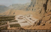 The Funerary Temple of Hatshepsut, Queen of Egypt. West Bank of Nile, 15th Century BC - Archaeology Illustrated