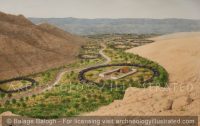 The Oasis of Kadesh Barnea with the Tabernacle. Sinai Desert. Place of Israelite Sojourn after the Exodus - Archaeology Illustrated