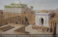 The City of Ur. Entrance Gate to the Ziggurat Area, Kassite Period - Archaeology Illustrated