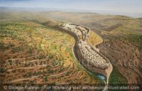 Jerusalem of King Solomon, Looking North, 10th century BC - Archaeology Illustrated