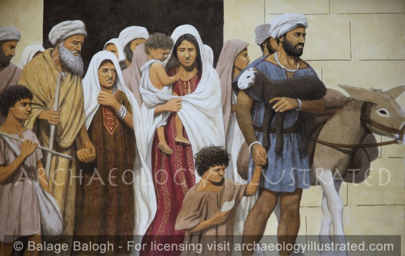 Jewish Pilgrims in Jerusalem on a Festival Day - Archaeology Illustrated
