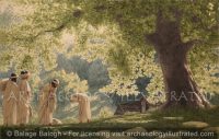 Abraham Receives Three Angels at his Tent in the Oak Grove of Mamre Near Hebron (Genesis 18) - Archaeology Illustrated