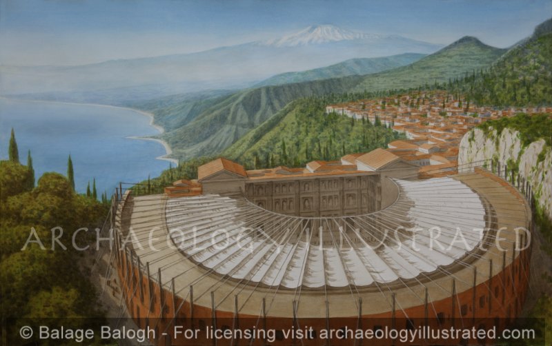Taormina and its Theater in Sicily (Ancient Tauromenium) in the  Roman Period - Archaeology Illustrated