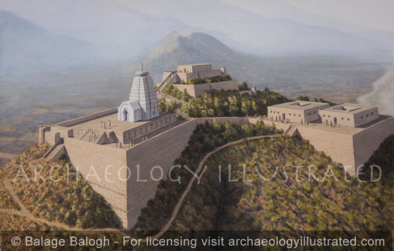 Barikot, The Acropolis, in the Swat Valley in Northern Pakistan, 3rd-7th century AD (Created with Dr. Luca Maria Olivieri) - Archaeology Illustrated