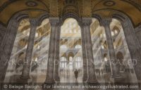 The Hagia Sophia, Constantinople, View from the Side Entrance, 6th century AD - Archaeology Illustrated