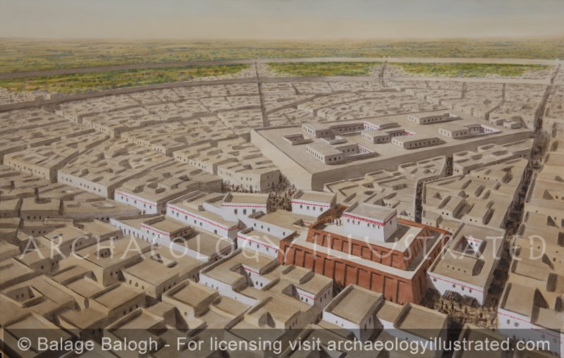 Mari, Mesopotamia, around  2400 BC, The Second City, Created with Dr. Pascal Butterlin, Director of the Mari Expedition - Archaeology Illustrated