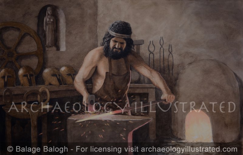 Blacksmith of Ancient Athens - Archaeology Illustrated