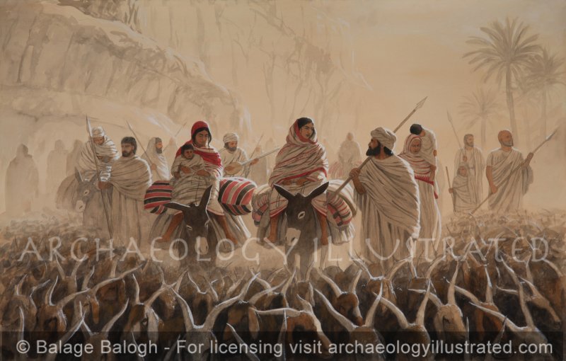Abraham, Sarah and Hagar, the Hebrew Family on the Move - Archaeology Illustrated