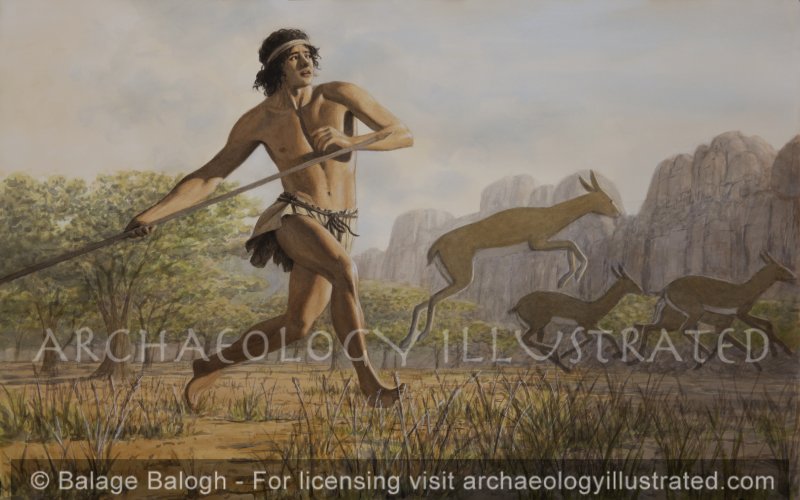 The Paleolithic Hunter-Gatherer in an Early Jordanian Landscape - Archaeology Illustrated
