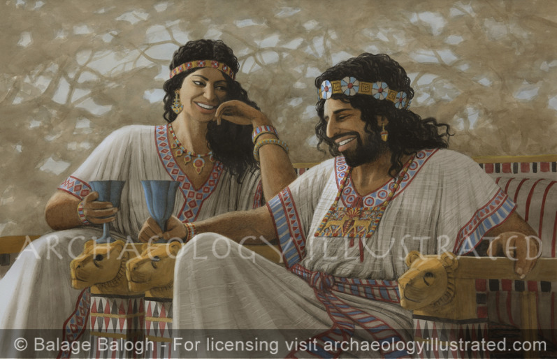 King Solomon and the Queen of Sheba on a Memorable Occasion - Archaeology Illustrated