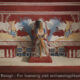 Knossos Palace, Crete, Restored Wall Painting in the Throne Room in Late Minoan Period - Archaeology Illustrated