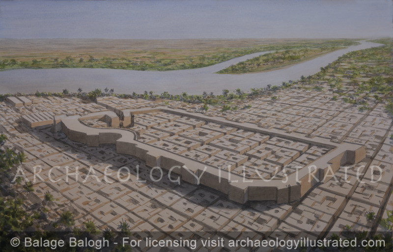 Harappa, Indus Valley Civilization, 1st Half of the Third Millennium BC, Looking Northeast - Archaeology Illustrated