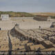 Jerusalem, Temple Mount, The Western Wall and Arched Causeway, 1st Century AD, Looking east, Late Afternoon - Archaeology Illustrated