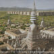 Peshawar, Ancient Purushapura, on the Gandhara Plain, and the Famed Kanishka Stupa and Monastery Complex in Foreground, 2nd-7th Centuries AD, Looking Northwest - Archaeology Illustrated