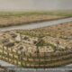 Nineveh on the Tigris River, Capital of Assyria, Looking Northwest, 8th Century BC - Archaeology Illustrated