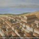 Sussita (Hippos) on the Eastern Shore of the Sea of Galilee, Byzantine Period City Center, Looking Northwest Towards Capernaum and Magdala, 6th Century AD - Archaeology Illustrated