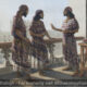 Canaanite Kings Making an Alliance, 3D Interpretation of Egyptian Faience Plaques Depicting Canaanites from the Time of Ramesses III, 12th Century BC - Archaeology Illustrated