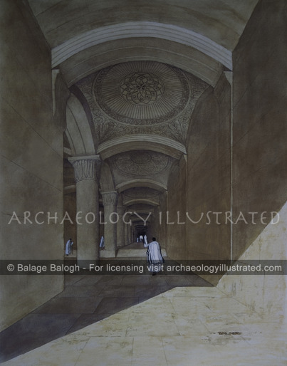 Jerusalem, Inside the Temple Mount Double Gate Passage, 1st Century AD - Archaeology Illustrated