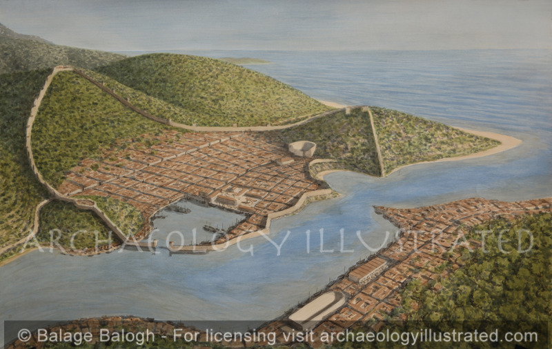 Patara, Capital of Lycia, and its Harbors in the Roman Period, Looking Southeast - Archaeology Illustrated