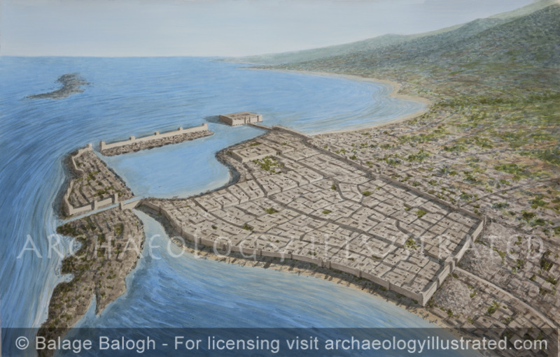 Ancient Sidon, Phoenicia, Looking North - Archaeology Illustrated