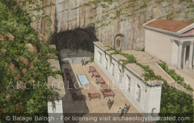 Banias (Caesarea Philippi) The Cave of Pan and Open Banquet Hall, Late First Century AD - Archaeology Illustrated
