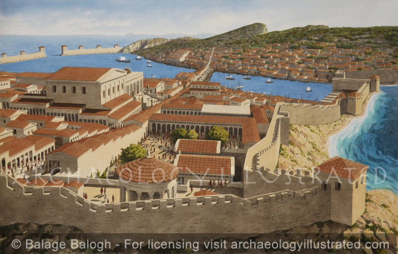 Knidos, City Center in the Upper City, Southwestern Turkey, Greek City in the Roman Period - Archaeology Illustrated