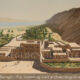 Qumran on the Dead Sea Coast, 1st Century BC- AD, Looking South - Archaeology Illustrated