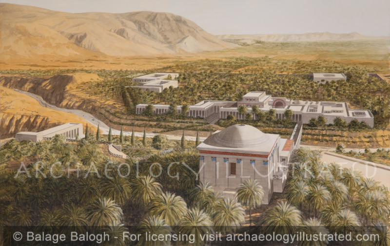 Jericho, Herod’s Winter Palace and Balsam Tree Plantations, 1st Century BC - Archaeology Illustrated