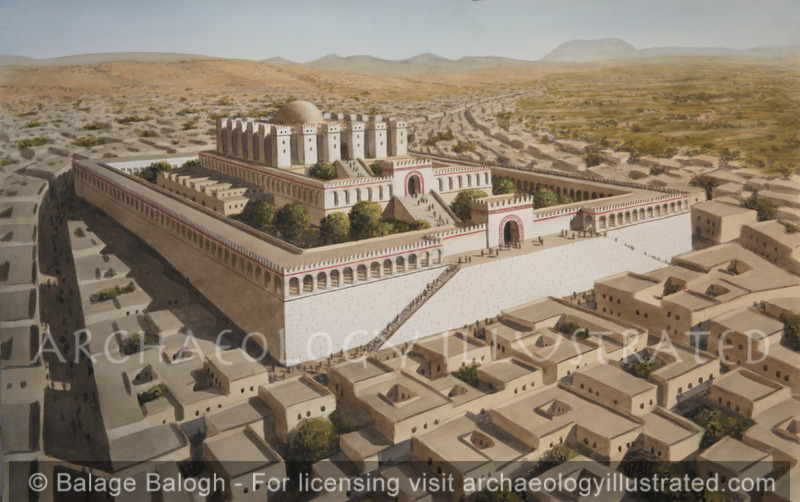 Kangavar, Iran, A Parthian-Sasanian Palace, Not an Anahita Temple, 1st-5th Centuries AD, Looking Northeast Towards Hamadan, - Archaeology Illustrated