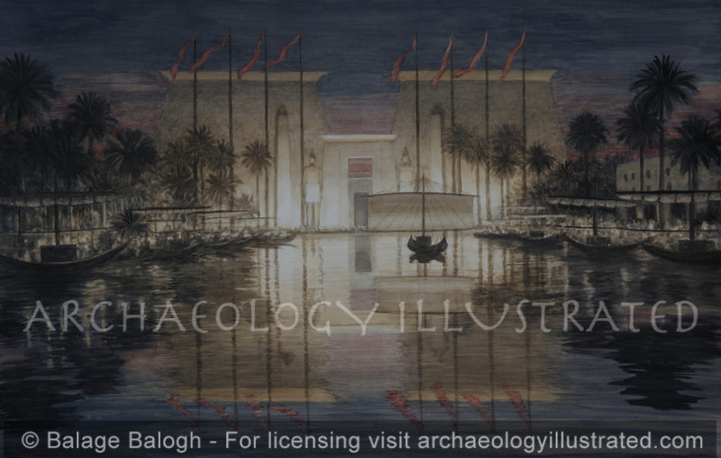 Memphis, Lower Egypt, Temple of Ptah, New Kingdom - Archaeology Illustrated
