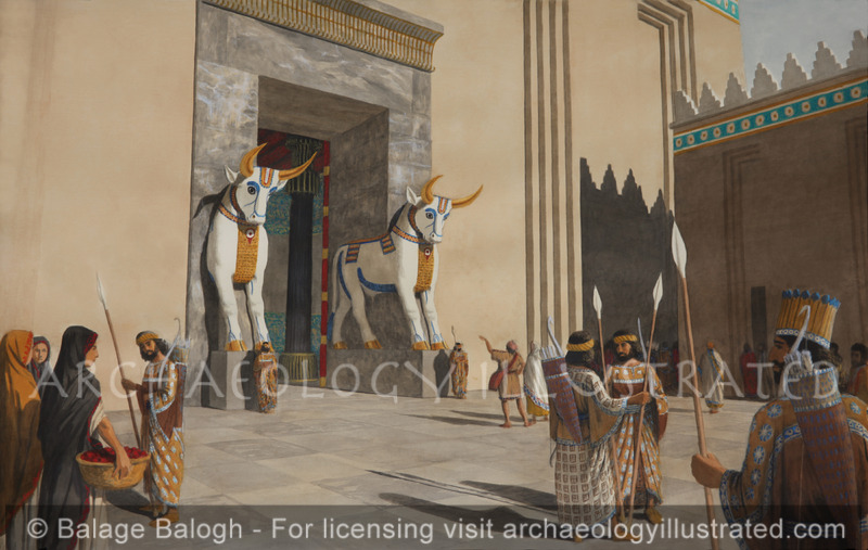 Persepolis, The Gate of All Nations, Entrance to the Royal Palace, 5th Century BC - Archaeology Illustrated