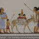 Restored Wall Painting of Nomads in Abraham’s Time, Detail, Tomb of Khnumhotep, Egypt, 19th C. BC - Archaeology Illustrated