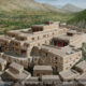 Mycenae, Acropolis: The Royal Palace with the Main Megaron on Summit and the Queen’s Megaron to the Right, 1250 BC - Archaeology Illustrated