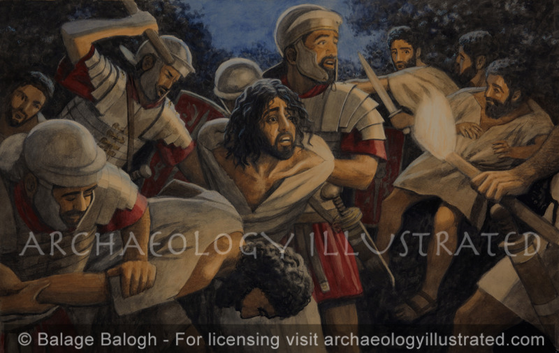 Jesus’s Arrest at Night in the Garden of Gethsemane on the Mount of Olives, John 18:1-12 - Archaeology Illustrated