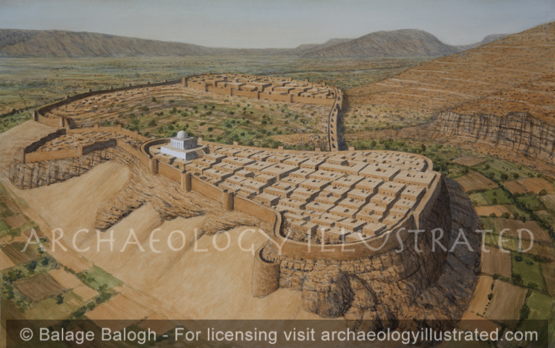 Qasr-e Abu Nasr, a Sasanian Period Fortress Outside Shiraz, Looking West, - Archaeology Illustrated