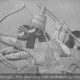 Assurbanipal and Attendants Hunting from a Chariot, Stone Relief from Nineveh, 7th Century BC - Archaeology Illustrated