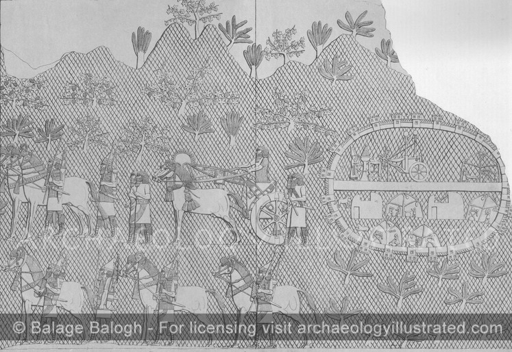 Assyrian Stone Relief of Military Campaign, Nineveh, SWPalace, 8th Century BC - Archaeology Illustrated
