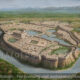 Afrasiab – Ancient Samarkand, Uzbekistan. Umayyad and Abbasid Periods, (7-12th Centuries) Looking Southeast - Archaeology Illustrated