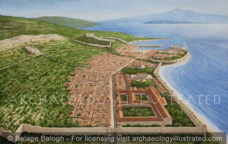Samos in the Hellenistic and Roman Periods, Looking East Towards the Coast of Anatolia - Archaeology Illustrated