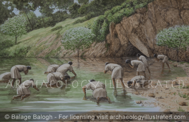 Harod Spring  and Gideon’s Fighters, at Mt Gilboa (Judges 7) - Archaeology Illustrated