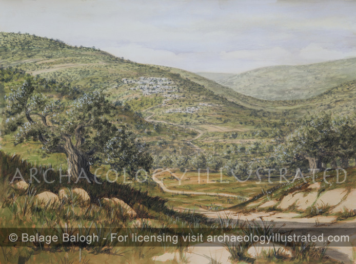 Nazareth, 1st century, Looking North - Archaeology Illustrated